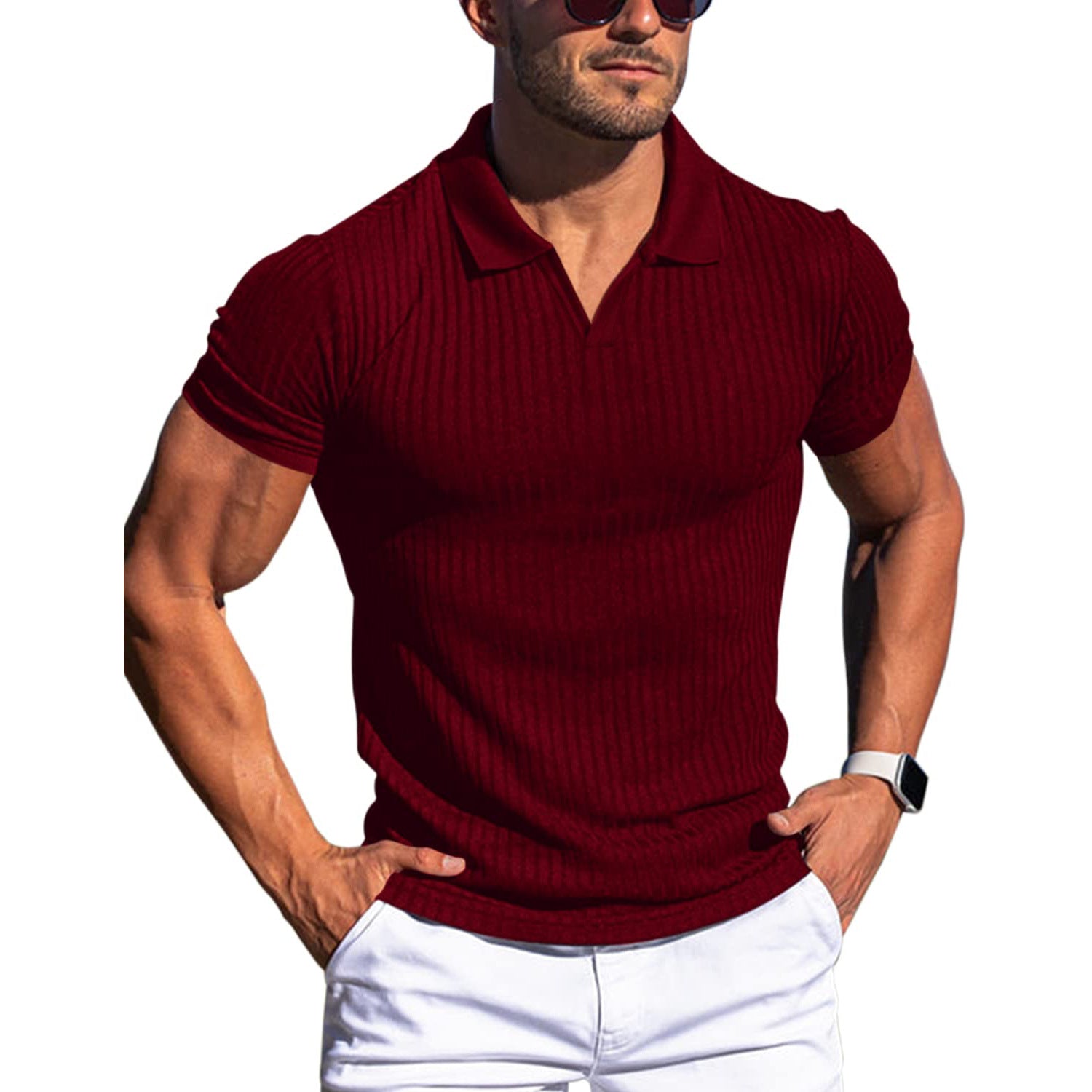Polo V short-sleeved shirt