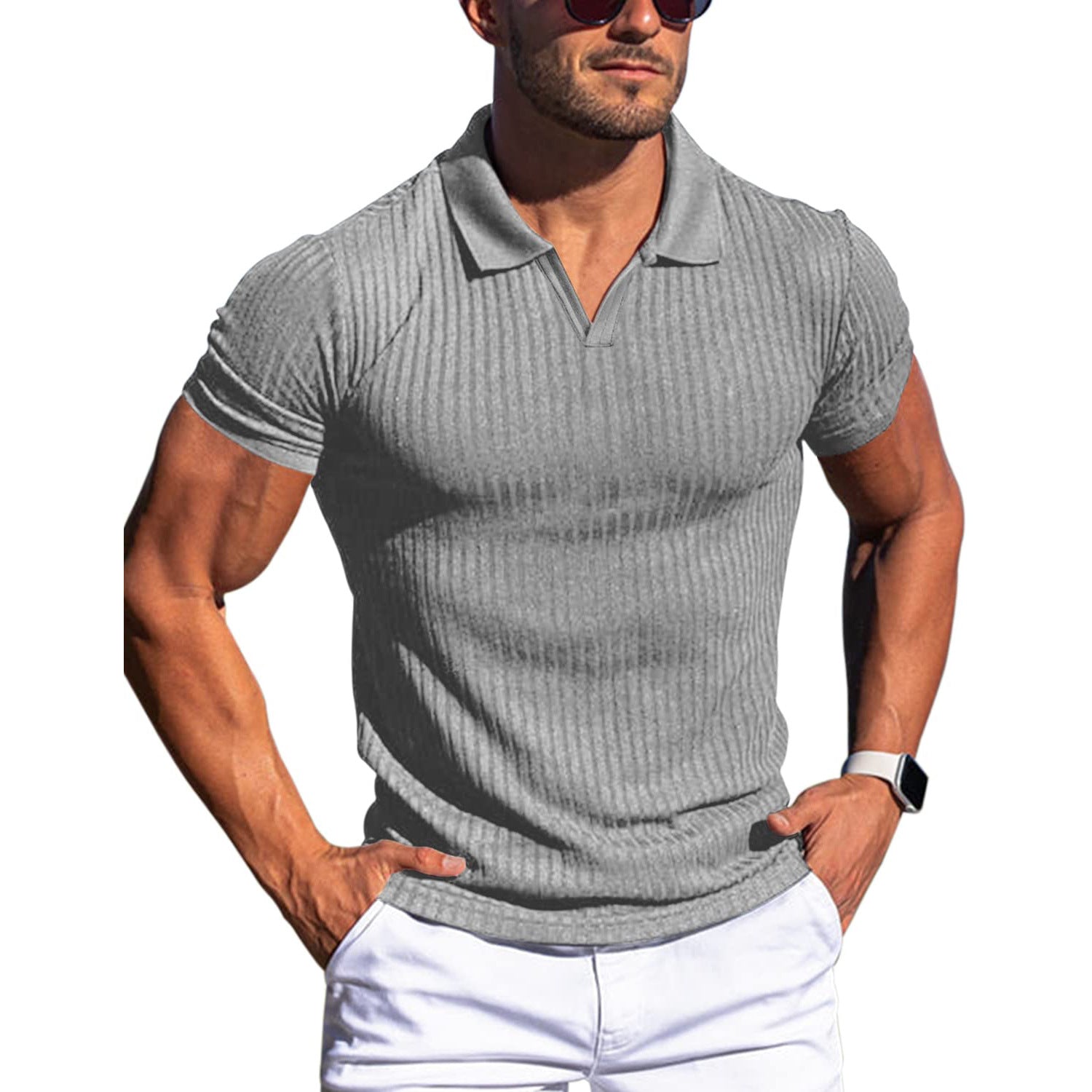 Polo V short-sleeved shirt